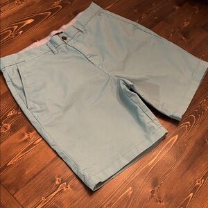 Tommy Hilfiger Men's Mint Green Flat Front Shorts